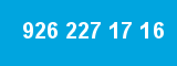 926 227 17 16